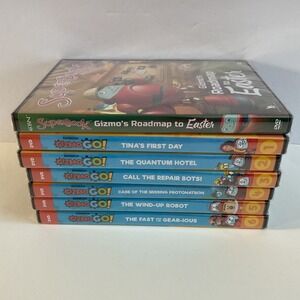 Lot of 7 Superbook Gizmo Go DVDS Vol 1-6 & Roadmap To Easter Christian Kids Show